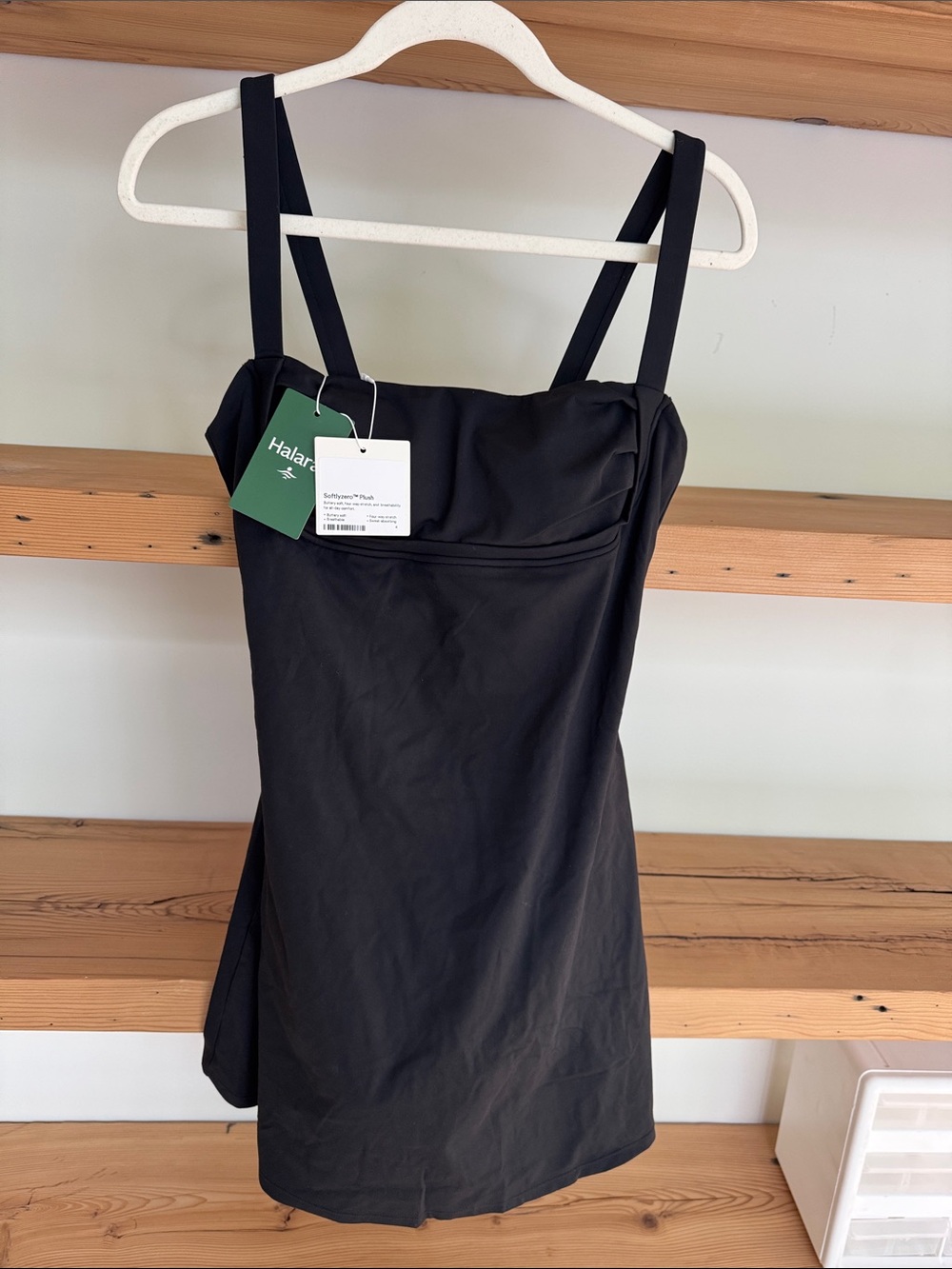 NWT - SoftlyZero™ Plush 2-in-1 Pocket Flare Mini Active Dress-Easy Peezy Edition